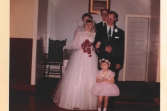 Wedding 1960 (Early photo in color of interior)